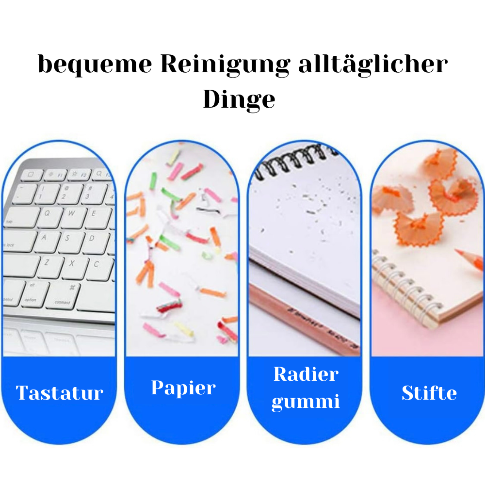 MiniClean Pro - Der Nr. 1 Tischsauger inkl. GRATIS USB-C Kabel + Reinigungsbürste