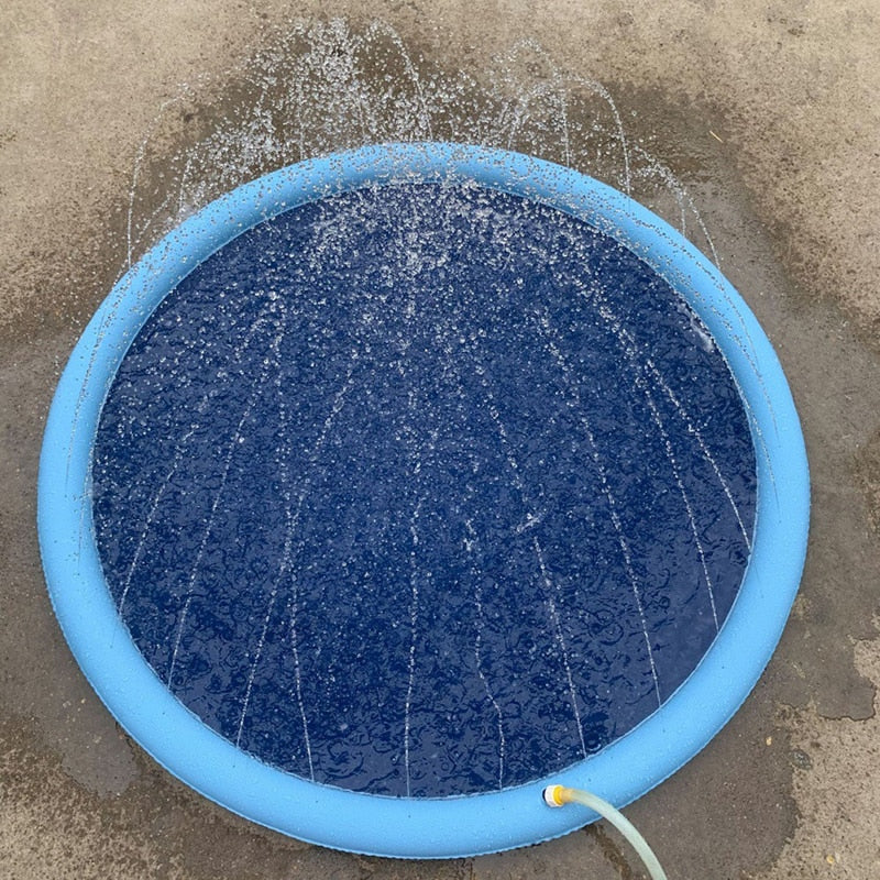 AquaPaws Hunde Schwimmbecken mit Wasserstrahl