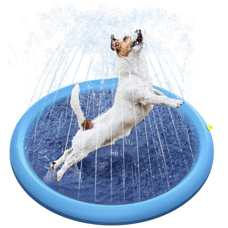 AquaPaws Hunde Schwimmbecken mit Wasserstrahl