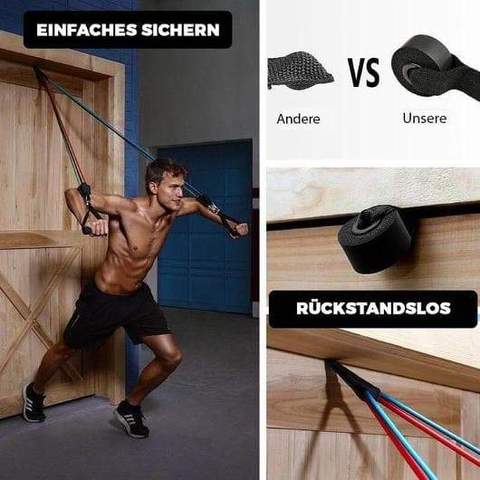 WorkOut Widerstandsbänder Set (inkl. kostenlosen Therabänder)