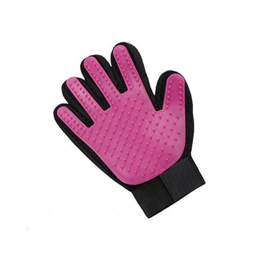 Fellpflege Handschuh Hund und Katze